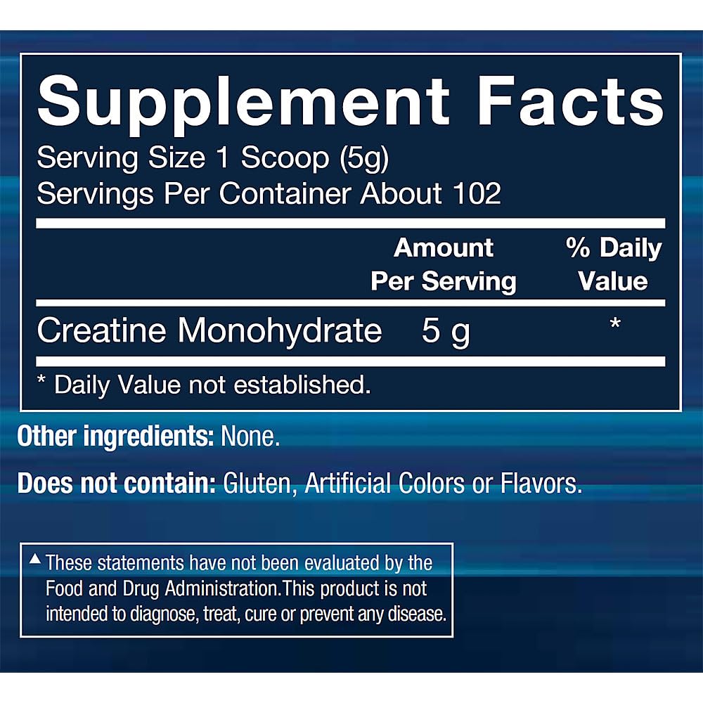 BodyTech Creatine Monohydrate Powder, Unflavored Micronized Creatine Formula for Men and Women, 5g per Serving, Pre Workout & Post Workout Supplement, Gluten Free, Sugar Free, 18 Oz, 102 Servings BodyTech Au supplements