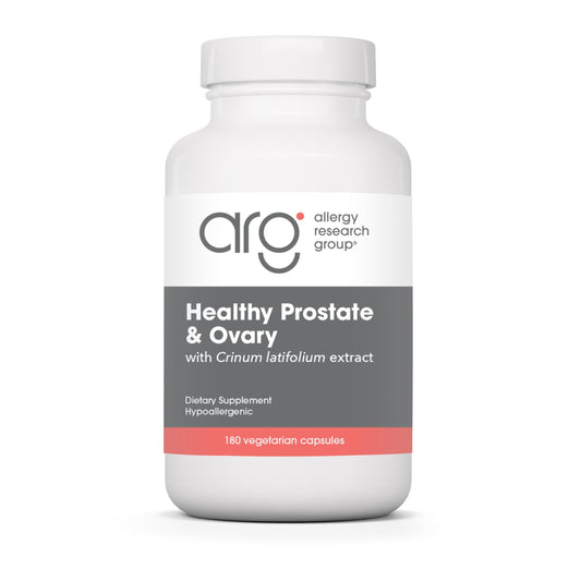 Allergy Research Group Healthy Prostate & Ovary - Traditional Chinese & Vietnamese Herbal Blend with Crinum Latifolium - Supports Reproductive Tissue & Immune Balance - 60 Servings - 180 Capsules Allergy Research GroupAu supplements