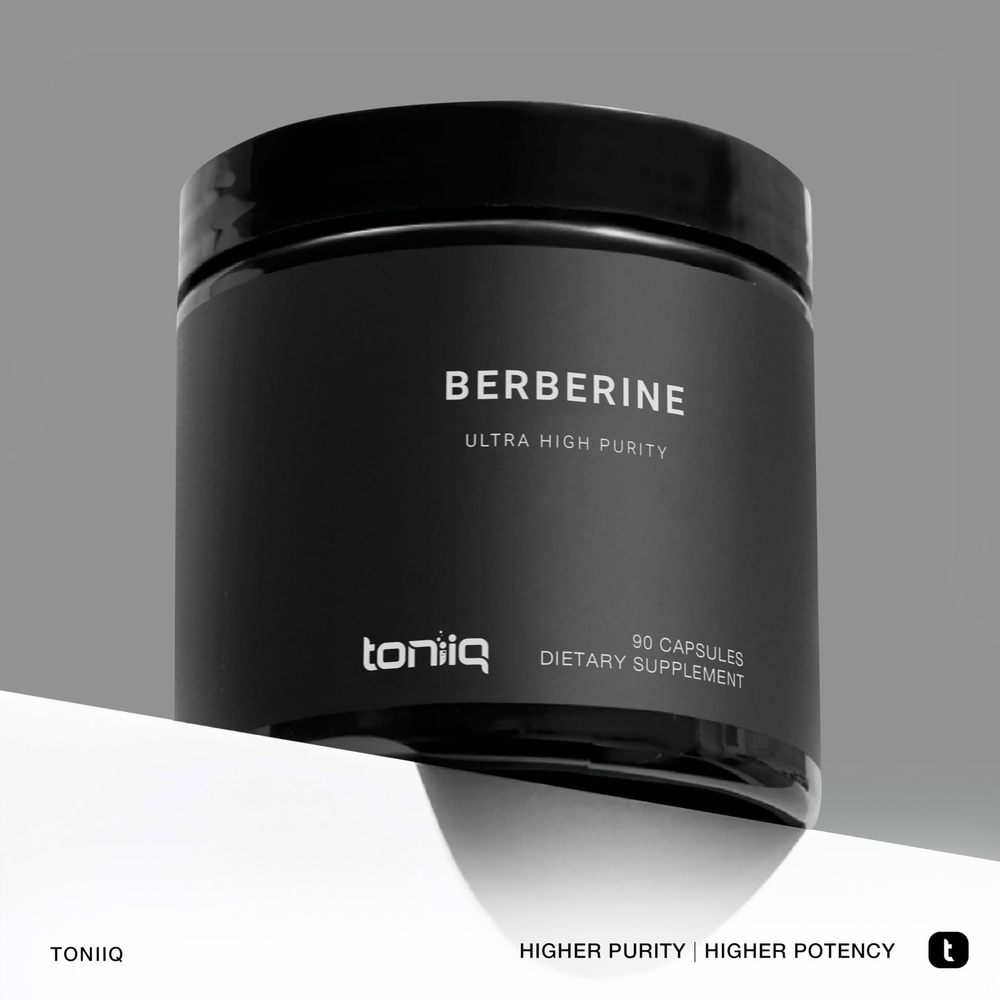 Toniiq Ultra High Strength Berberine HCl from The Himalayas - 100:1 Concentrated Extract - Lab-Tested 97% Berberine HCl - 90 Vegetarian Capsules, 500 mg per Capsule Toniiq Au supplements