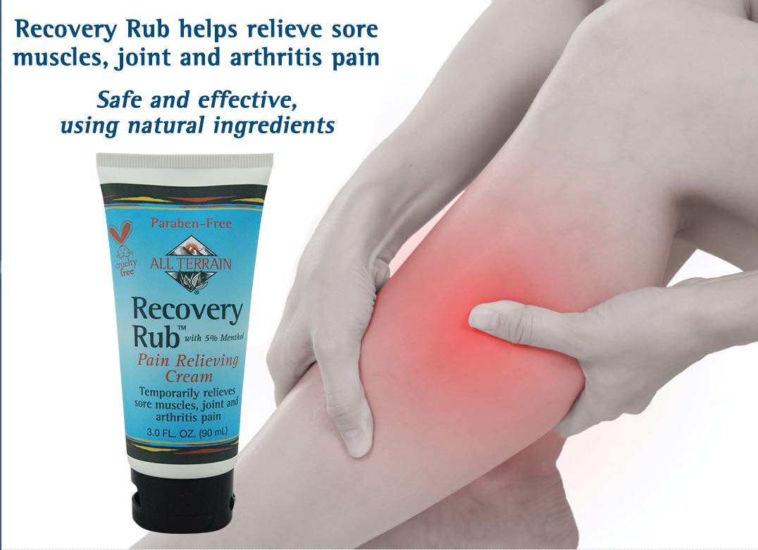All Terrain Recovery Rub Soothing Massage Cream 3oz, Natural Relief for Muscle Aches and Pains All Terrain Au supplements