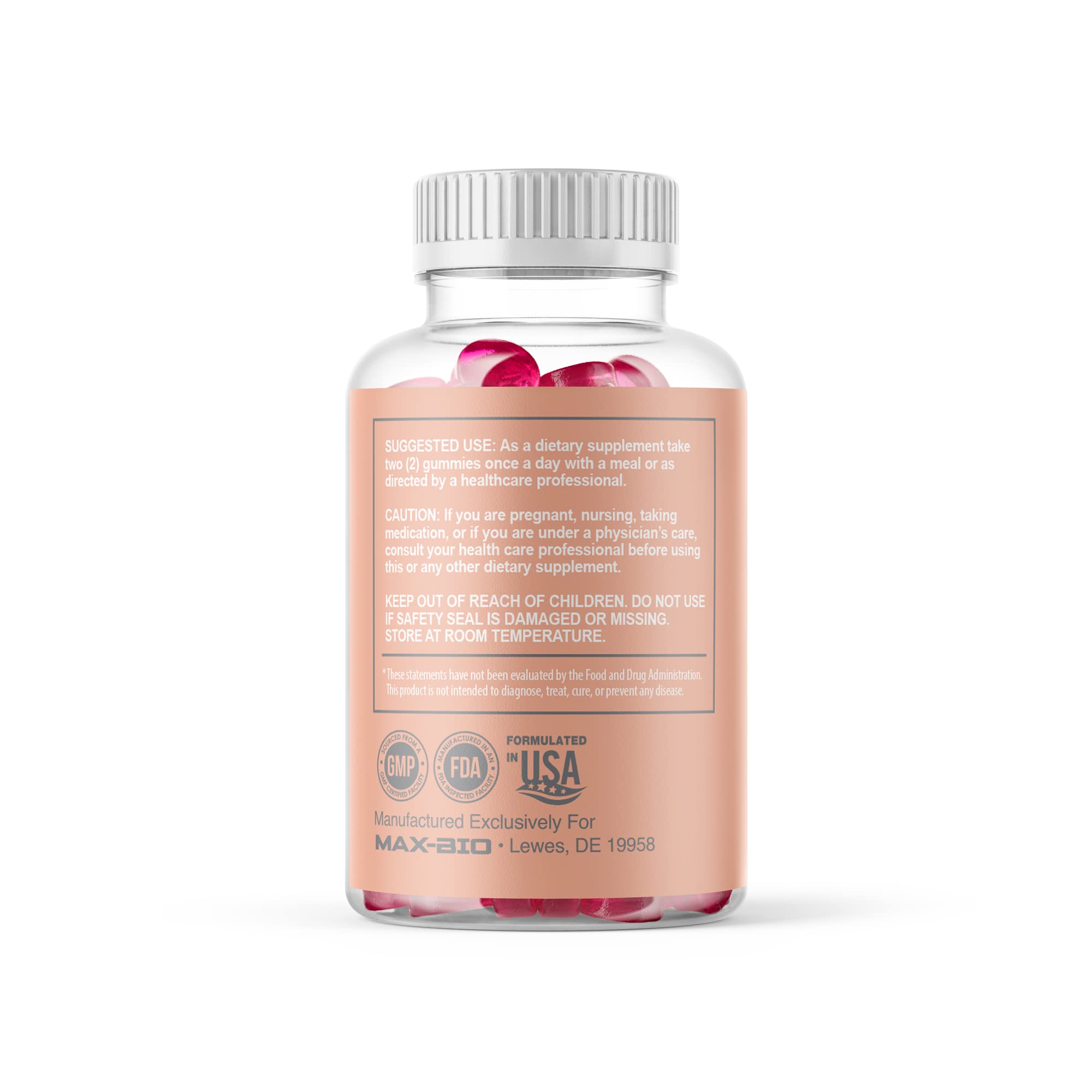 Max-Bio Slimming Gummies It Works with Apple Cider Vinegar and Sicilian Blood Orange Extract Max-Bio Au supplements