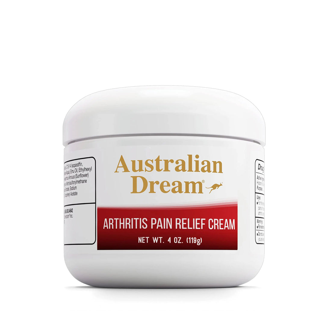Australian Dream Arthritis Pain Relief Cream - Soothing & Non-Greasy - Powerful Topical Arthritis Pain Relief - Good for Muscle Aches or Joints - 4 oz Jar Australian Dream uk supplements