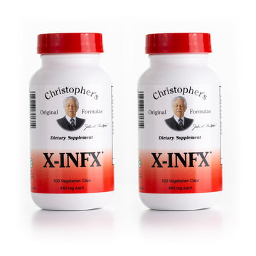 Christopher's Original Formulas X-INFX Formula, Natural Immune Support, 2 Pack, 100 Caps Each Christopher's Original Formulas Au supplements