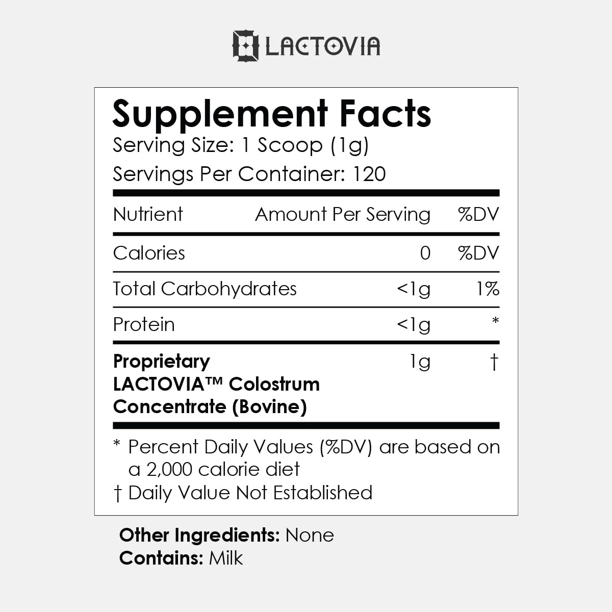 LACTOVIA Bovine Colostrum Powder | Grass-Fed Organic Colostrum Supplement | Gut & Immune Health Support | Raw, Unflavored | Keto, Gluten & Fat-Free | for Women & Men LACTOVIA Au supplements