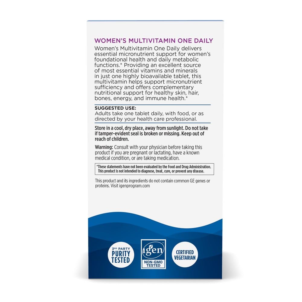 Nordic Naturals Women’s Multivitamin One Daily - Skin, Hair, Energy, & Bone Support - Immunity Supplement - 20 Essential Nutrients - 30 Tablets - 30 Servings Nordic Naturals Au supplements
