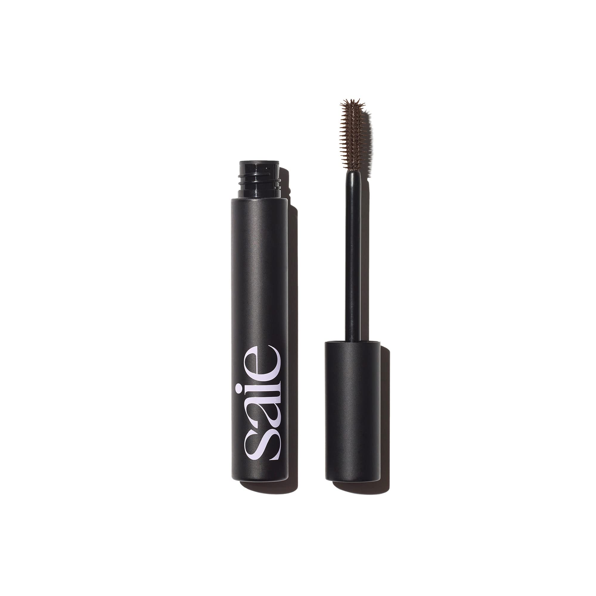 Saie Mascara 101 - Lash Lengthening Mascara for Thick, Bold, Lifted Lashes - Buildable Eye Makeup Formulated to Strengthen and Condition with Rich Nutrients - Brown (0.31 oz) Saie Au supplements