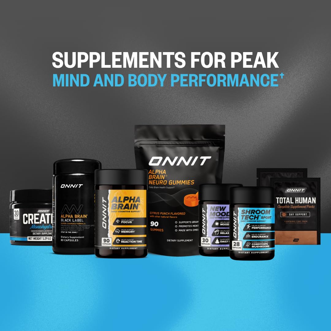 ONNIT Creatine Monohydrate Powder – Unflavored, 90-Serving Value Size – Supports Strength, Lean Muscle, and Brain Energy† – Keto Friendly, No Fillers, 90 Servings, 15.29 oz ONNIT Au supplements
