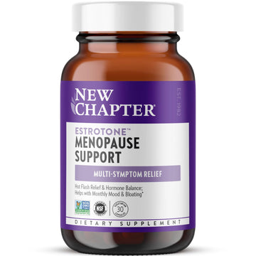 New Chapter Menopause Supplement - Estrotone Herbal Hormone Balance for Women in Perimenopause, with Black Cohosh for Hot Flash Relief & to Reduce Night Sweats + Vitex, No Added Hormones - 30 ct New Chapter Au supplements