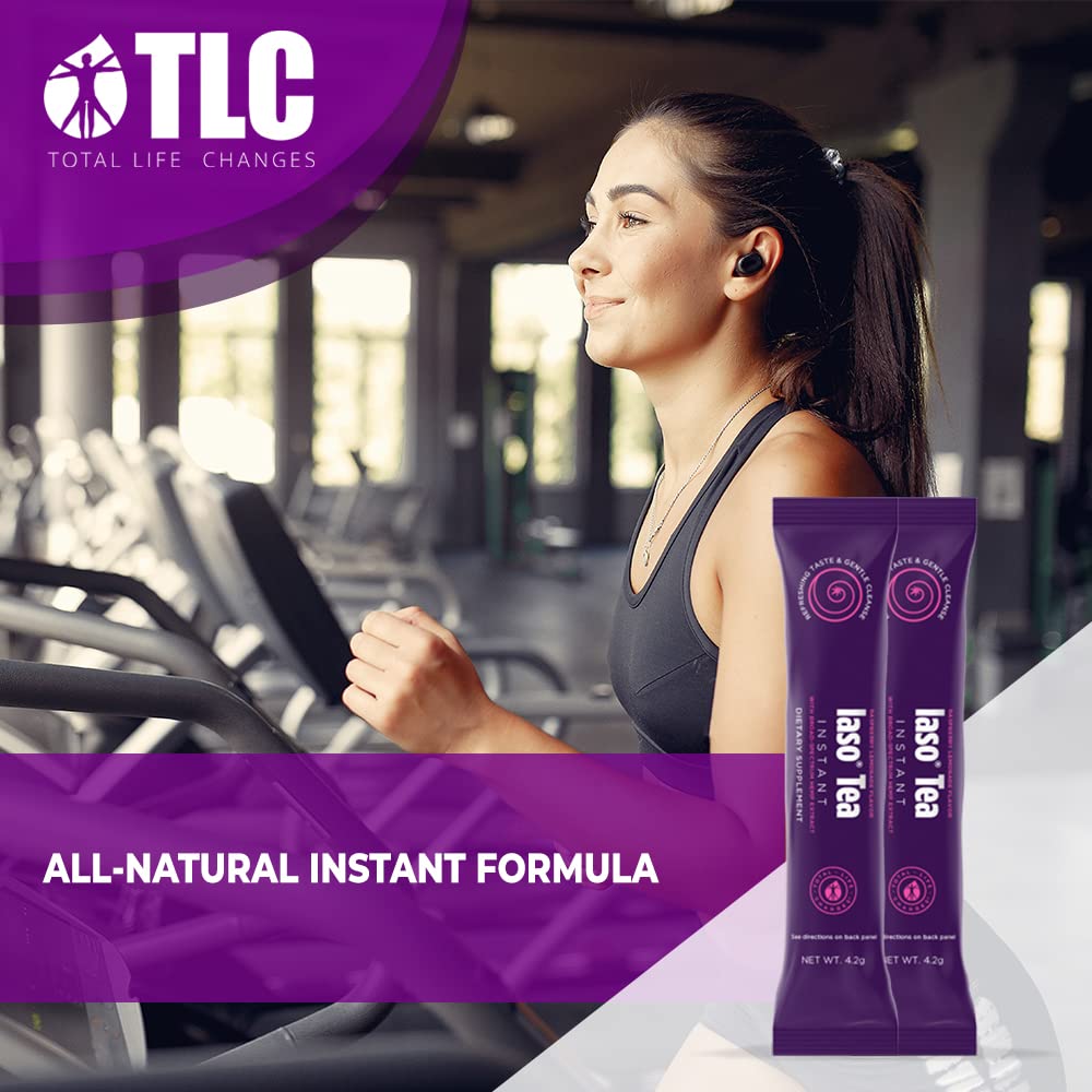 Total Life Changes Raspberry Lemonade Flavor Instant IASO Tea (15 Pack) Total Life Changes Au supplements