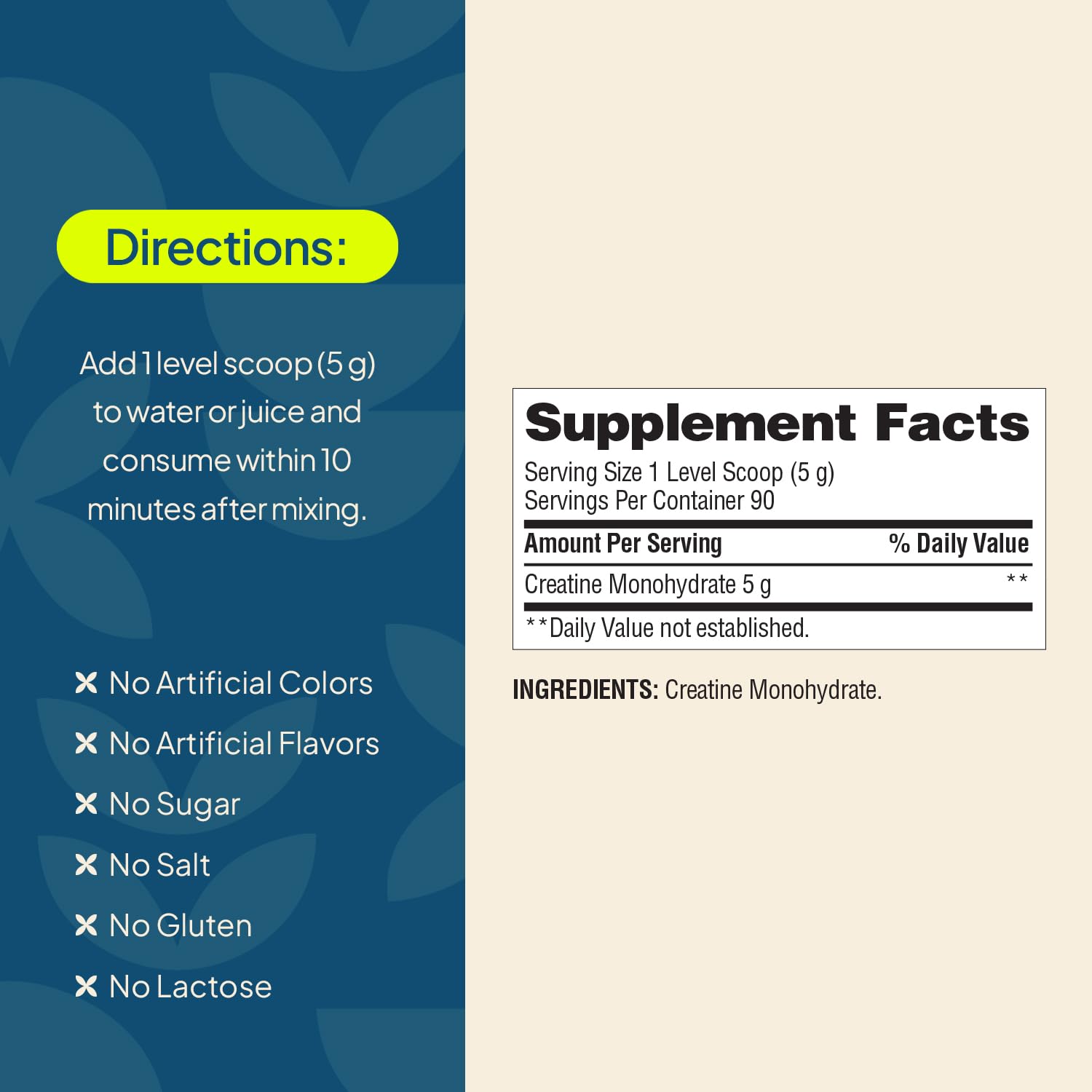 Nature's Wonder Micronized Creatine Monohydrate Powder 5g, Muscle Health, Muscle Energy Production, No Lactose, 5g of Micronized creatine Powder per Serving, 450G, 90 Servings Nature's Wonder Au supplements