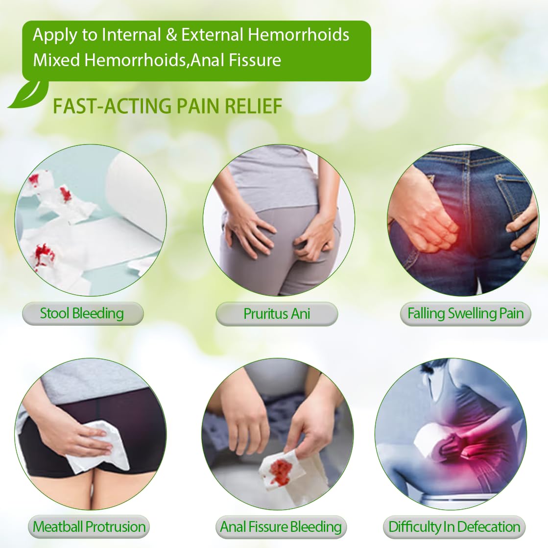 BONIORRI Hemorrhoid & Fissure Relief Cream – Maximum Strength Hemorrhoid Cream, Herbs Fast Acting Ingredients. (0.7 oz Total) BONIORRI Au supplements