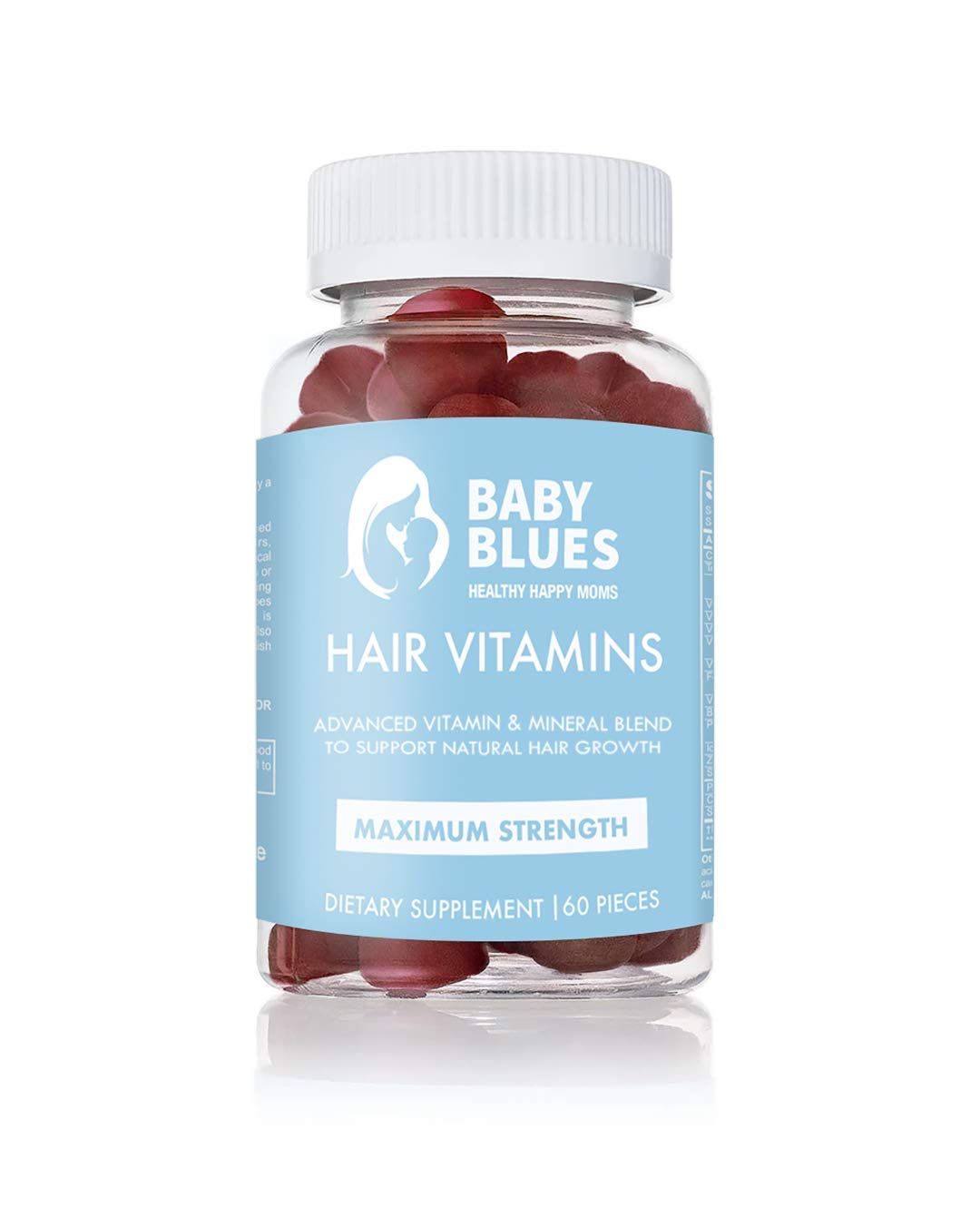 Baby Blues Postpartum Hair Loss Vitamins - Passion Fruit Gummies with Biotin, Collagen Baby Blues Au supplements