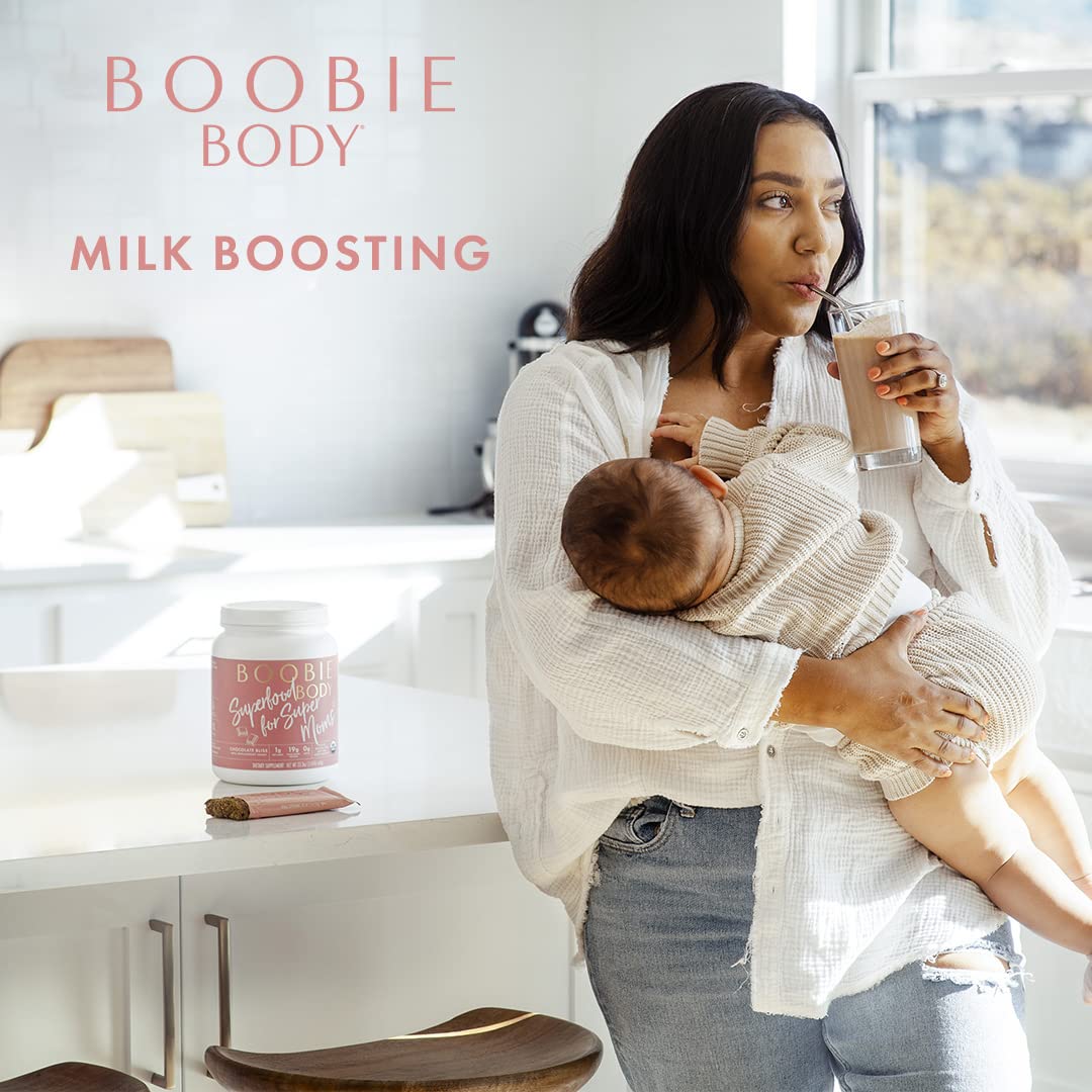 Boobie Body Organic Superfood Plant-Based Protein Shake, Chocolate Bliss, [23.4oz, 1 Tub] Boobie Brands Au supplements
