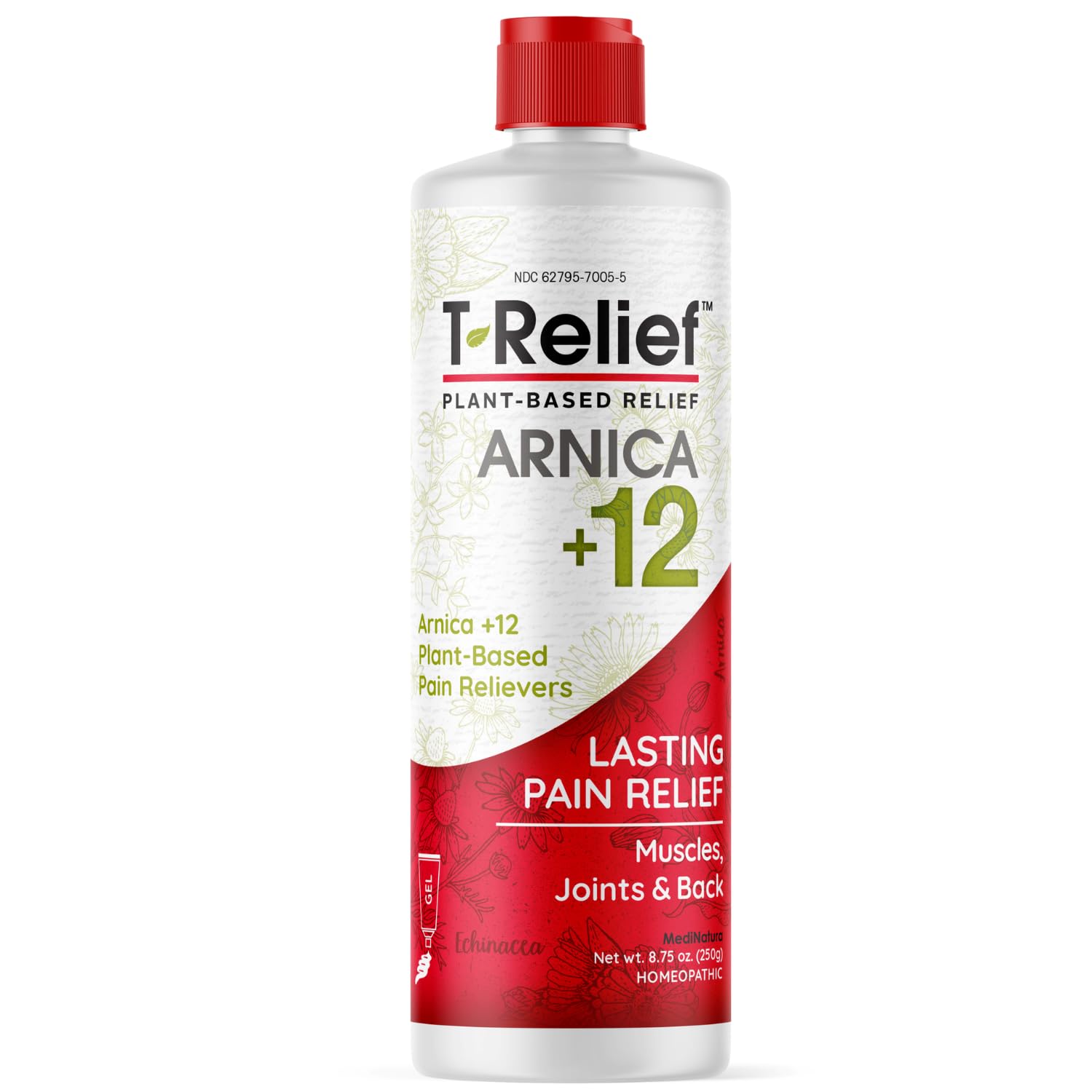 T-Relief Arnica +12 Gel - 8.75 oz. MediNatura Au supplements