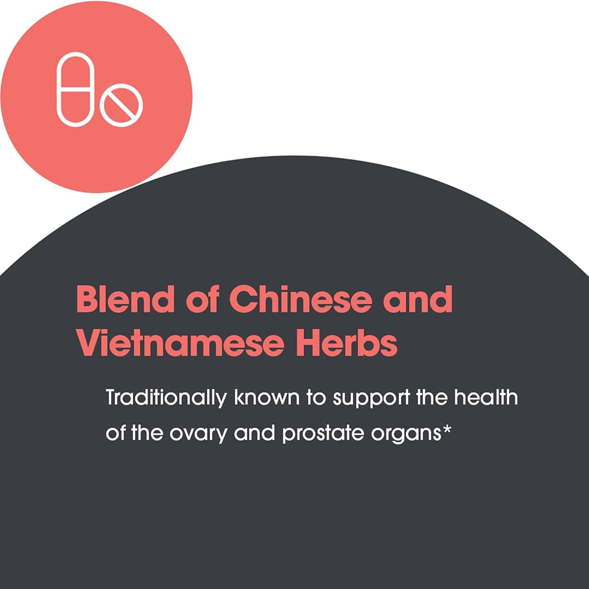 Allergy Research Group Healthy Prostate & Ovary - Traditional Chinese & Vietnamese Herbal Blend with Crinum Latifolium - Supports Reproductive Tissue & Immune Balance - 60 Servings - 180 Capsules Allergy Research Group Au supplements