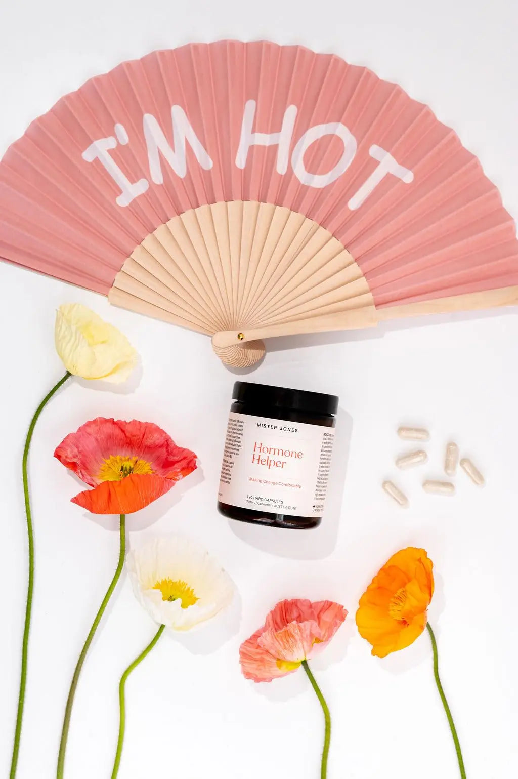 Mister Jones Hormone Helper – Women’s Daily Wellness Support – Adaptogenic & Nutrient Blend for Energy, Mood & Natural Vitality – Female Wellbeing Formula Mister Jones Au supplements