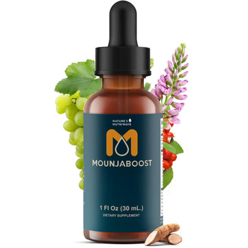 Mounjaboost – Natural Herbal & Plant-Based Supplement with 6 Exotic Nutrients & Botanicals – Made in USA, GMP-Certified, Non-GMO, Easy-to-Take – 30 mL, 1 Month Supply Nature’s NutriWave Au supplements