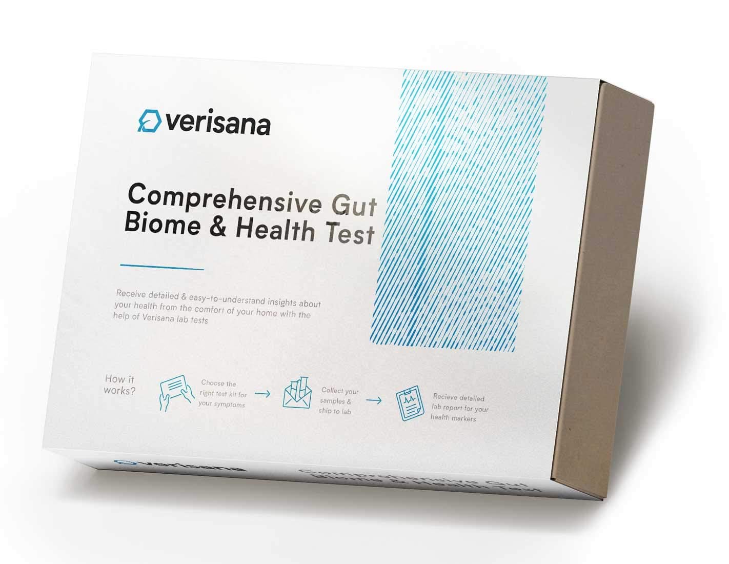 Gut Health Stool Test for Leaky Gut, Candida, Helicobacter Pylori & Microbiome | Comprehensive Gut Testing Kit | Diagnose Gut Imbalances, Thrush, Candida Infections, Maldigestion, etc. at Home Verisana Au supplements
