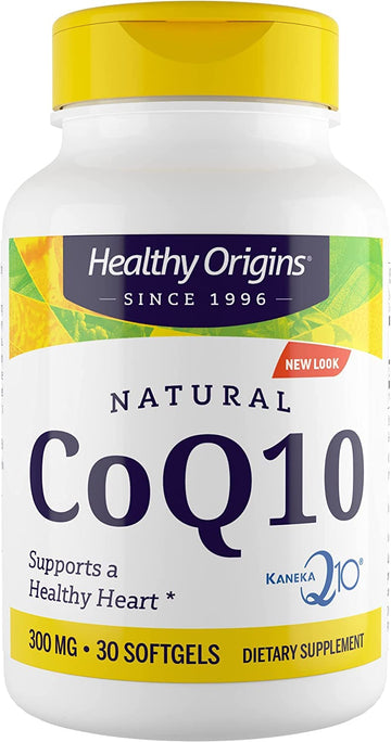 Healthy Origins CoQ10 (Kaneka Q10), 300 mg - Heart Health & Energy Supplement - Gluten Healthy Origins Au supplements