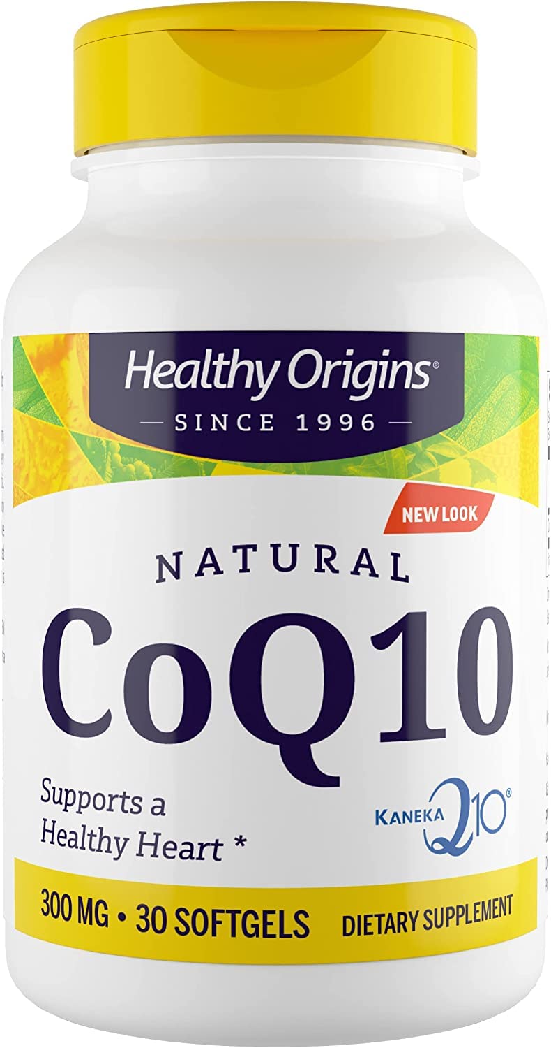 Healthy Origins CoQ10 (Kaneka Q10), 300 mg - Heart Health & Energy Supplement - Gluten Healthy Origins Au supplements