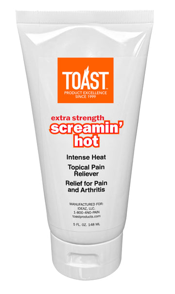 Toast Extra Strength Screamin Hot Intense Heat Topical Pain Relief Cream for Muscles and Joints - 5 Ounces Toast Au supplements