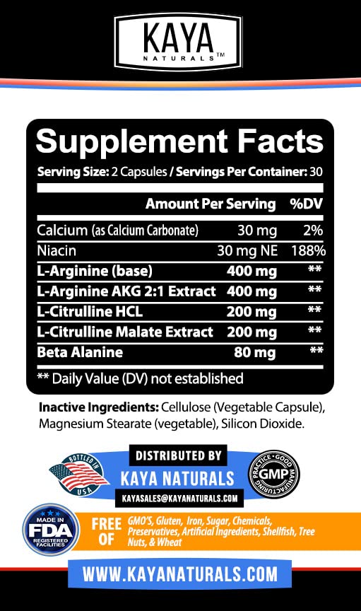 Kaya Naturals - Nitric Blast Potent All-Natural Herbal Supplement for Maximum Health Benefits Kaya Naturals Au supplements