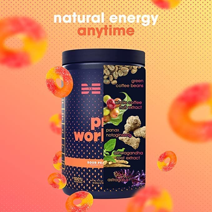 BEAM Pre-Workout Powder | Vegan Energy Booster Powdered Drink with All-Natural BEAM Au supplements