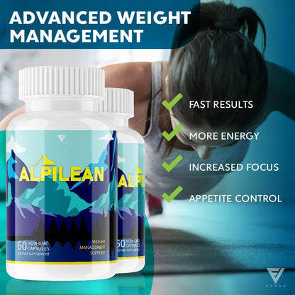 (2 Pack) Alpilean Max Weight Loss Capsules Supplement, Alpilean Ice Hack Support FyvusUS supplements
