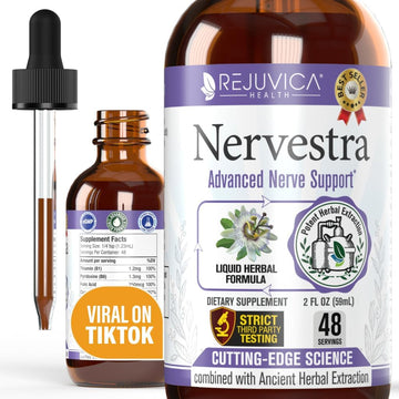 Nervestra - Nerve Health, with Alpha Lipoic Acid, to Bolster Nerve Health and Support Healthy Nerve Function - Alpha Lipoic Acid, Vitamin B6, White Willow Bark Turmeric Passionflower & More! Rejuvica Health Au supplements