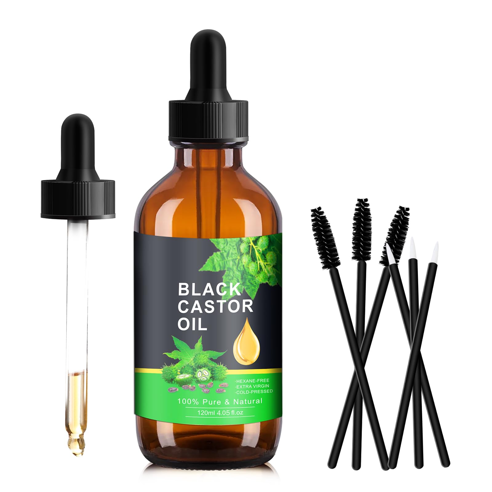 PAVAROP Jamaican Black Castor Oil, Organic Black Castor Oil Cold Pressed in Glass Bottle PAVAROP Au supplements