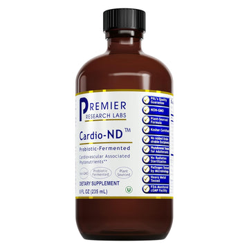 Premier Research Labs Fermented Cardio-ND - Cardio Heart Health, Cardio Support Liquid Fermented in Probiotics for Women, Men, Adults, Supports Heart Health with Hawthorne Berry - 8 fl oz Bottle Premier Research Labs Au supplements