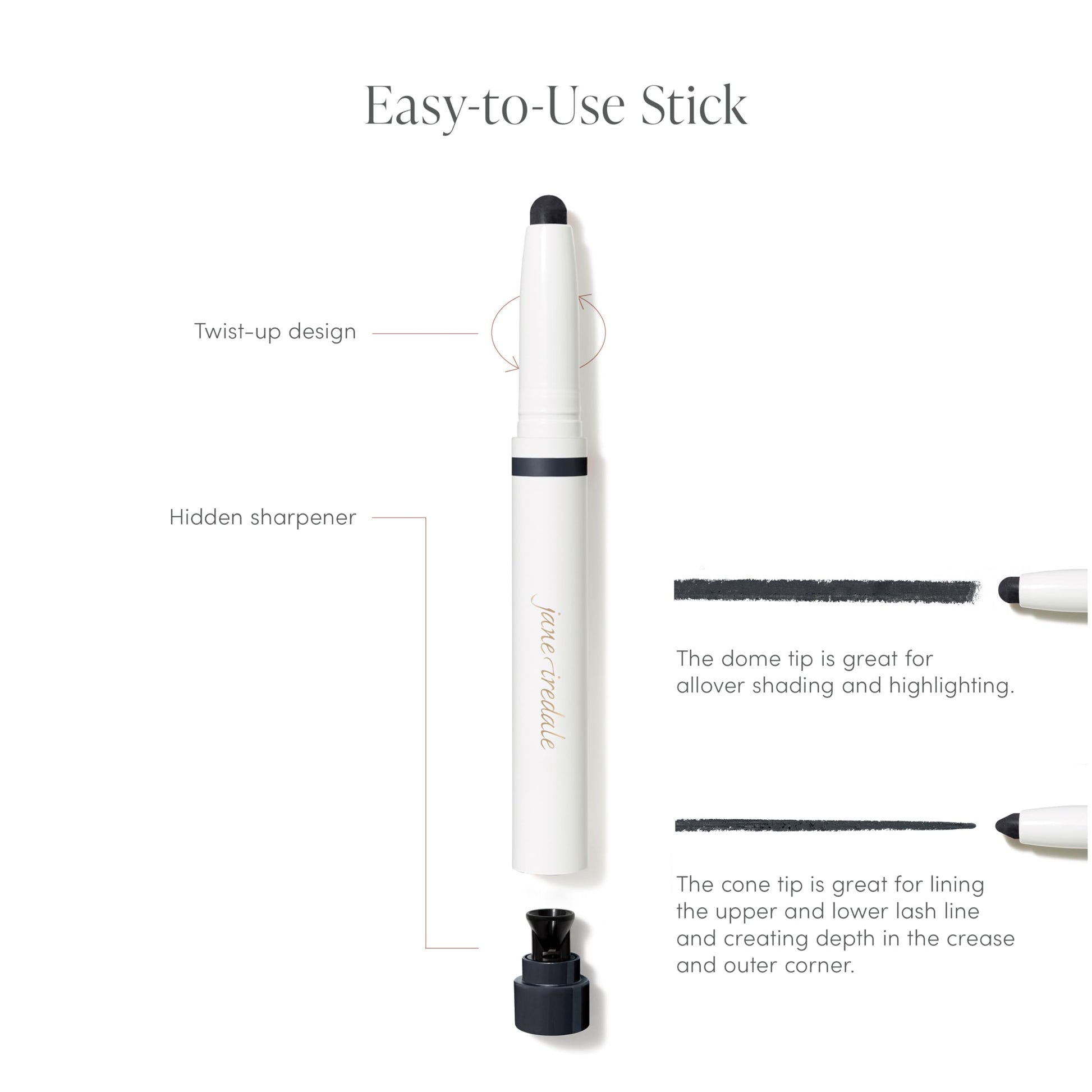 jane iredale ColorLuxe Eye Shadow Stick, Multi-Use Cream to Powder Formula with Sharpener, Highly Pigmented, Buildable, Long-Wear, Vegan, Cruelty-Free, Rosé jane iredale Au supplements