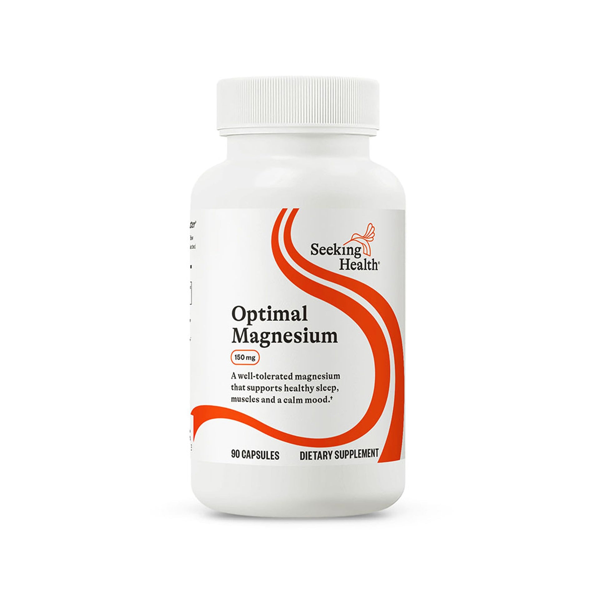 Seeking Health Optimal Magnesium - Mineral Supplement Aids Optimal Magnesium Absorption - Bioavailable Forms of Magnesium for Energy, Sleep & Bone Health Support - 150 mg, 90 Capsules Seeking Health Au supplements