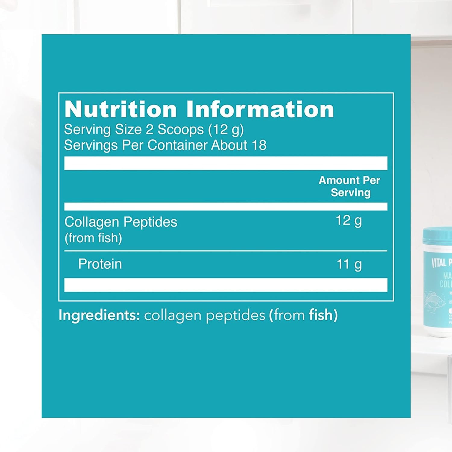 Vital Proteins Marine Collagen Peptides Powder Supplement - Hydrolyzed Collagen Tudor Au supplements