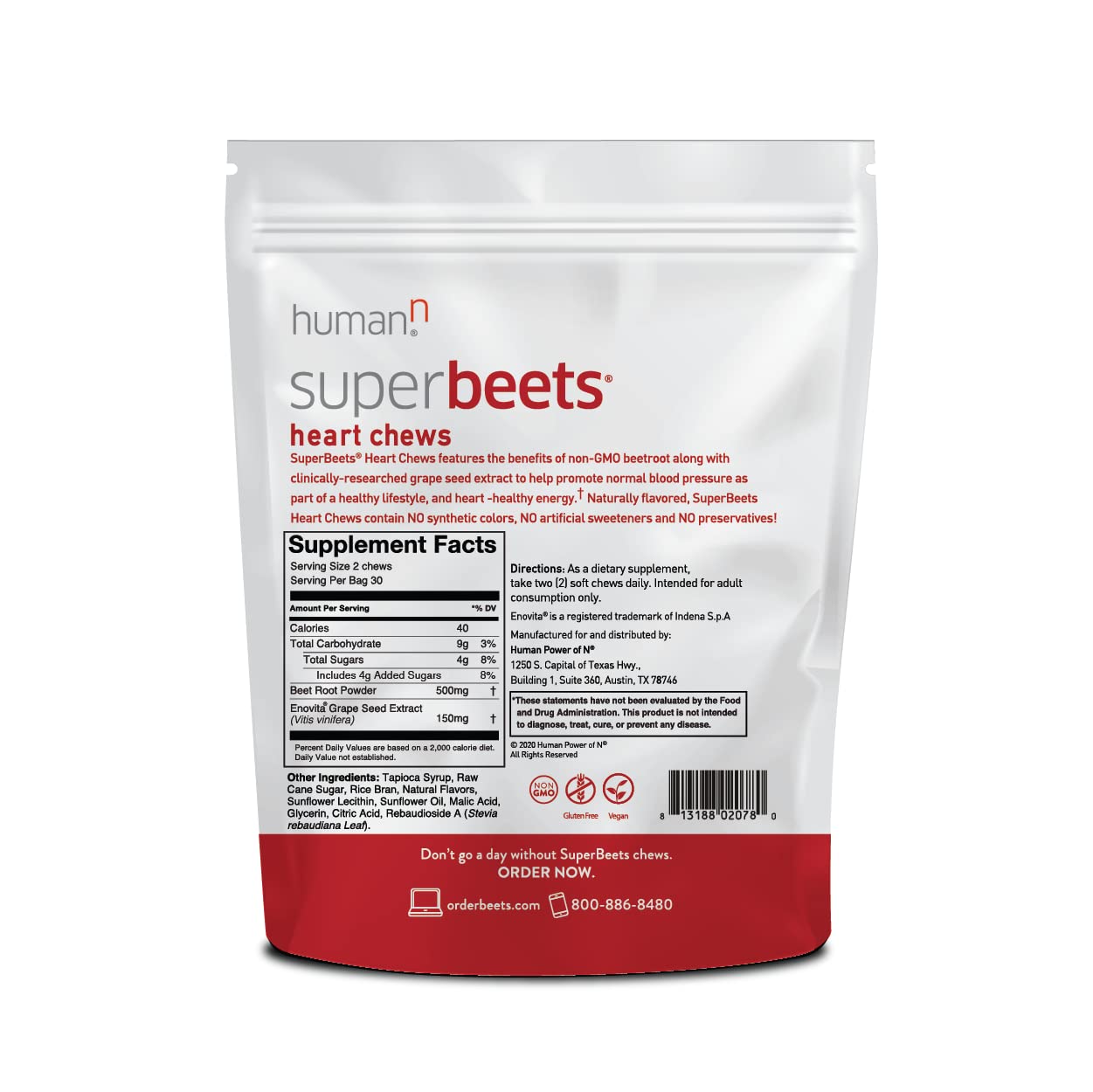 humanN SuperBeets Heart Chews & SuperBeets Black Cherry Powder humanN Au supplements