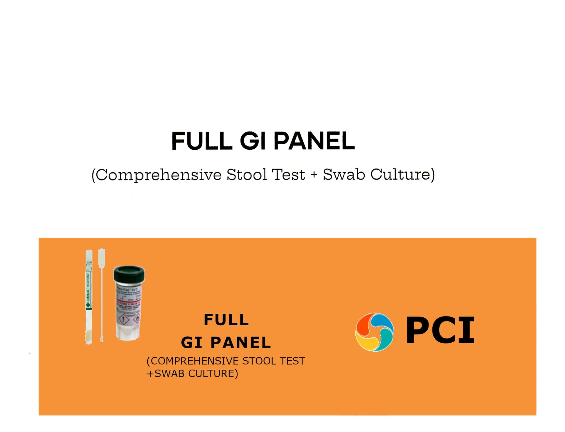 Comprehensive GI Health Panel - Full Gut Microbiome & unwanted Organisms Screening PCI Au supplements