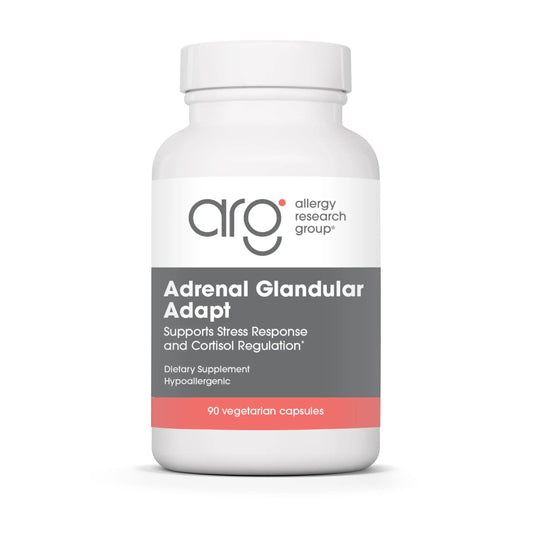 Allergy Research Group - Adrenal Glandular Adapt - Supports Healthy Stress Response and Cortisol Regulation - Hypoallergenic - 90 Vegetarian Capsules Allergy Research GroupAU supplements