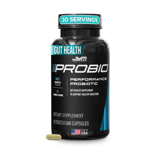 ProBio JYM Performance Probiotic, Heart, Gut, Immune Health, Athletic Recovery, and Body Composition for Men & Women, 30 Day Supply JYM Supplement ScienceUS supplements