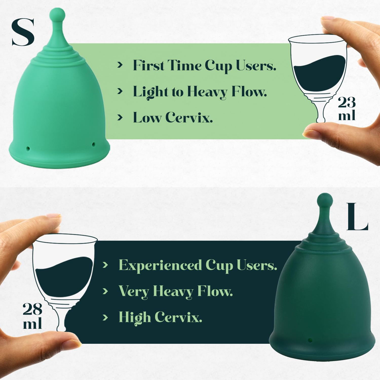 SHORDY Menstrual Cup and Steamer Sterilizer for Beginners Kit Set of 2 Period Cups (Small & Large) SHORDY Au supplements