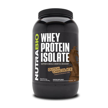 NutraBio Whey Protein Isolate Supplement – 25g of Protein Per Scoop with Complete NutraBio Au supplements