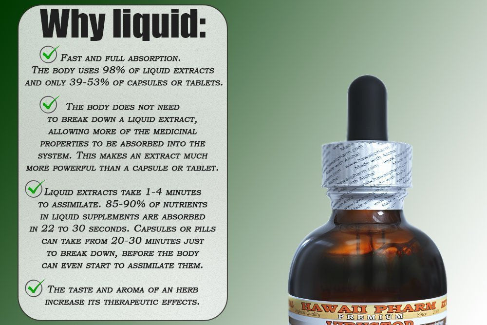 Wild Yam Liquid Extract, Wild Yam (Dioscorea Villosa) Tincture 2x32 oz HawaiiPharm Au supplements
