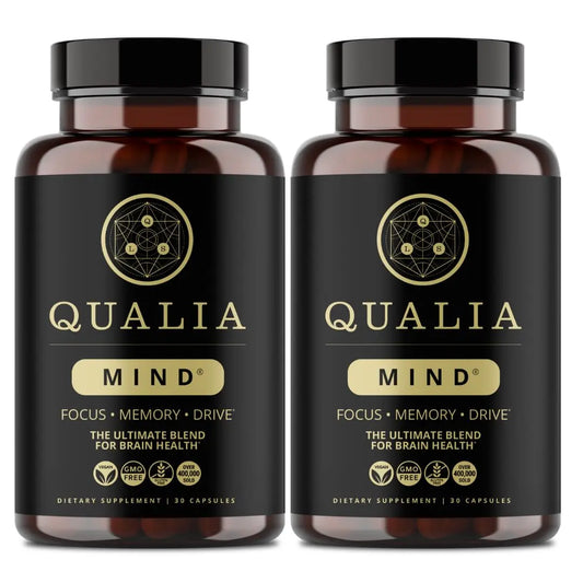 Qualia Mind — Beat Brain Fog | Doctor-Formulated Premium Brain Nourishment | Fuel Focus, Drive & Energy | 32 Ingredients Including Lion’s Mane, Cognizin™️, Ginkgo & More| 2 Week Supply* QUALIA LIFE SCIENCESAU supplements