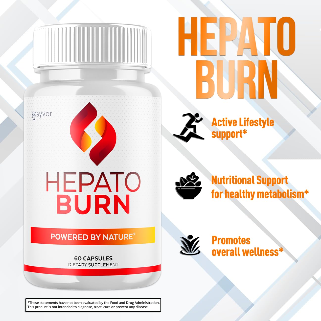 (2 Pack) Hepato Burn Capsules, Official Hepato Burn Pills with All Natural Premium Ingredients, Hepatoburn Energy and Fitness Vitamin Supplement, Hepatoburn Lifestyle Powered by Nature (120 Capsules) Syvor Au supplements