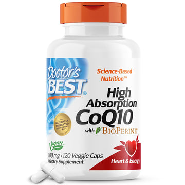 Doctor's Best High Absorption CoQ10 with Bioperine, Heart Health & Energy Production Doctor's BEST Au supplements