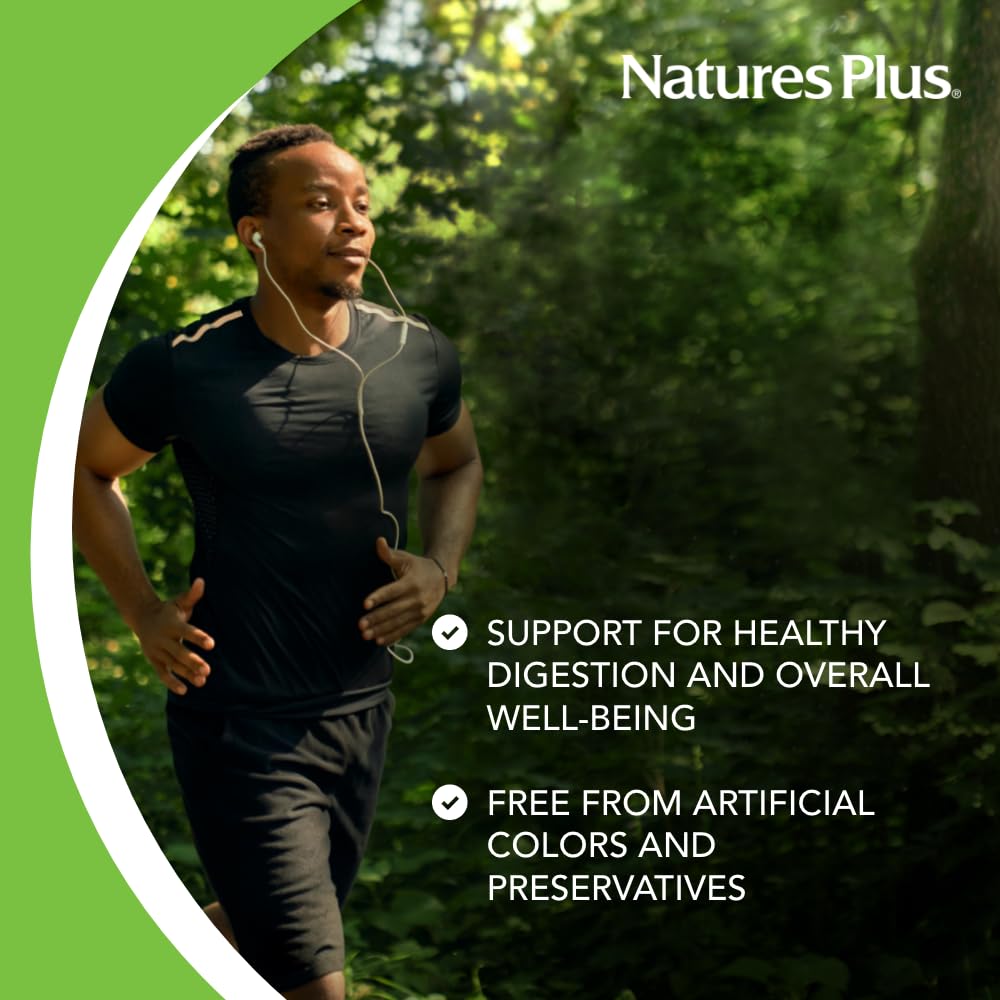 NaturesPlus Papaya Enzyme - 180 Chewable Tablets - Digestive Aid Supplement with Amylase & Protease - Helps Reduce Gas, Bloating, Stomach Upset & Discomfort - Vegan, Gluten Free - 180 Servings NaturesPlus Au supplements