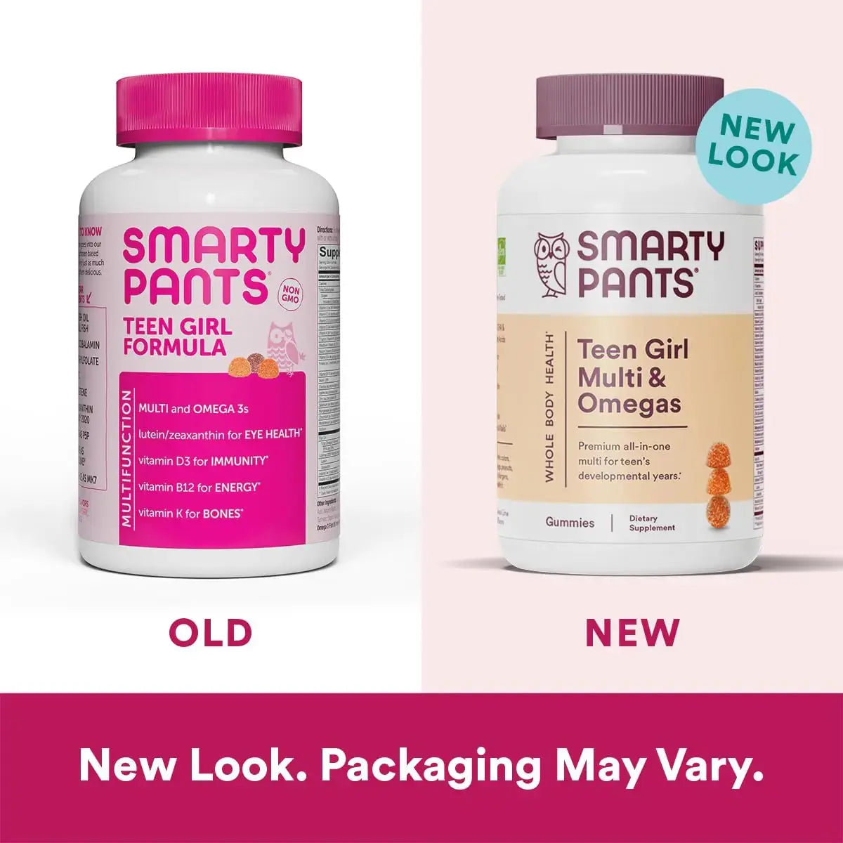 SmartyPants Teen Girl Multivitamin Gummies: Omega 3 Fish Oil (EPA/DHA), Vitamin D3, C, Vitamin B12 & Kids Multivitamin Gummies SmartyPants Au supplements