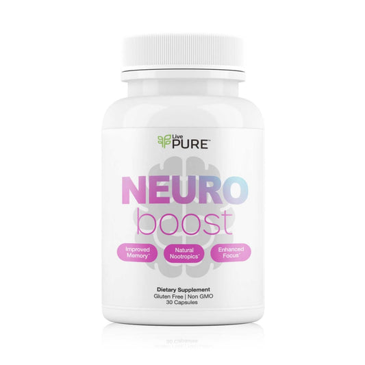 Pure Neuro Boost | 30 Capsules |  Supplement to Support Energy, Memory, and Focus | Supports Better Concentration & Healthy Brain Function PUREUS supplements