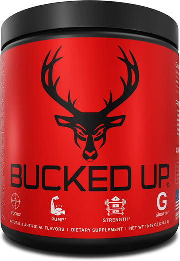 Bucked Up Pre Workout 6 Grams Citrulline, 2 Grams Beta Alanine, and 3 Other Registered Bucked Up Au supplements