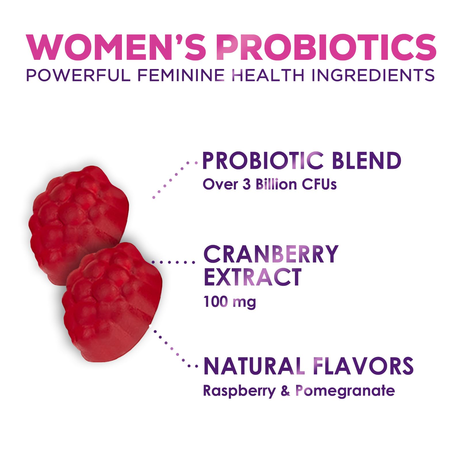 Probiotics for Women + Cranberry - 3 Billion CFU Guaranteed & 6 Vegan Strains for Women's Hello Lovely! Au supplements