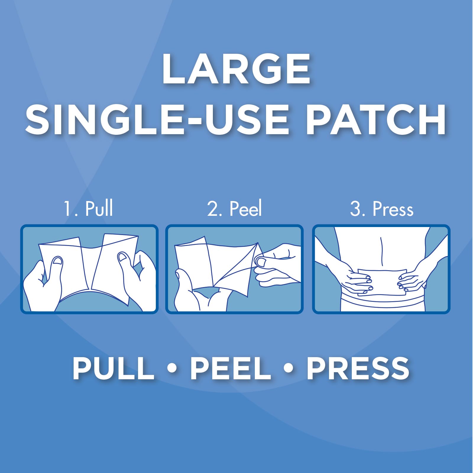 HealthWise Cold Hot Medicated Menthol XL Patch | 5% Menthol | Back and Large Areas | 5.51” x 9.84” | 6-Count | Paraben-Free | Soothes Minor Aches and Pains | Super-Size Relief HealthWise Au supplements